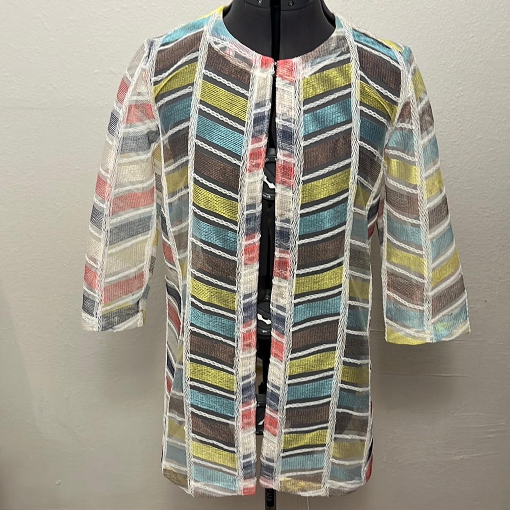 Just B, Sheer Chevron Coat